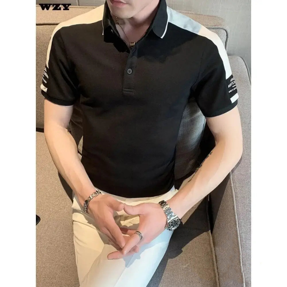 Camisa Polo Alpha Whitby Preto - AlphaCode