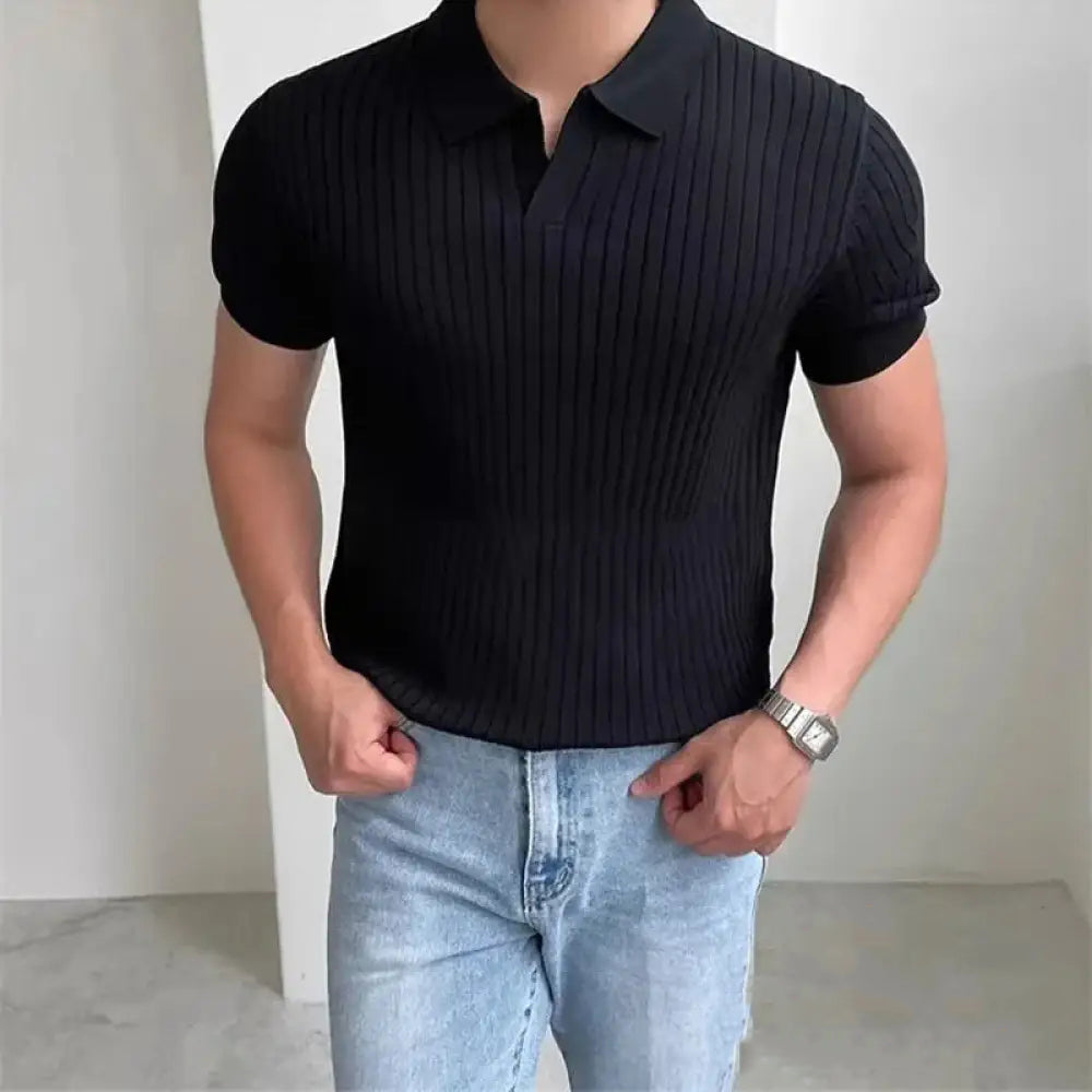 Camisa Polo Canelada Alpha Donk Branco - AlphaCode