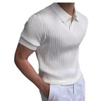 Camisa Polo Canelada Alpha Donk Branco - AlphaCode