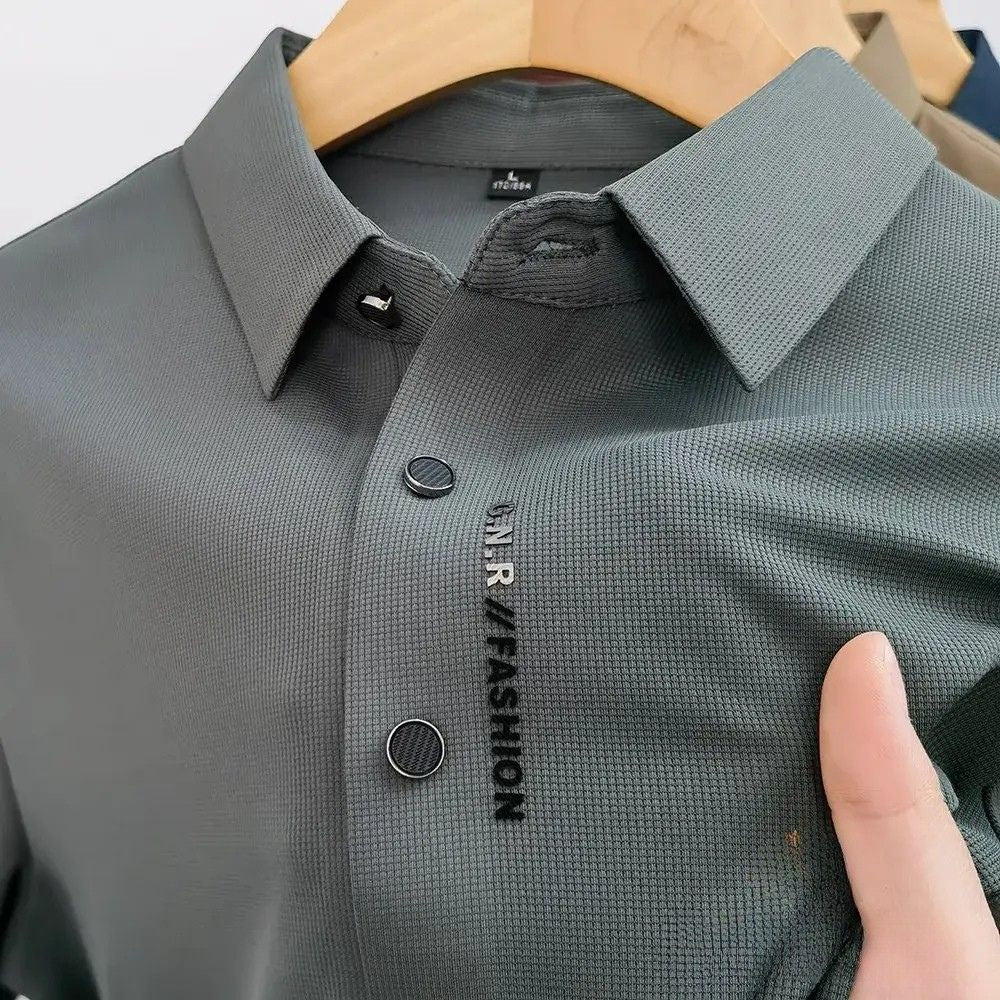 Camisa Polo Club Alpha Seamless Azul - AlphaCode