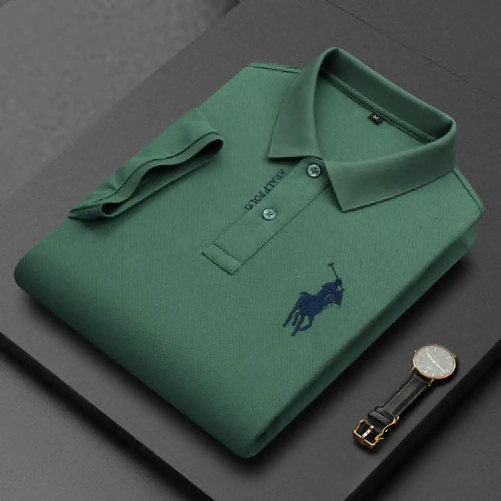 Camisa Polo Ralph Alpha Cinza - AlphaCode