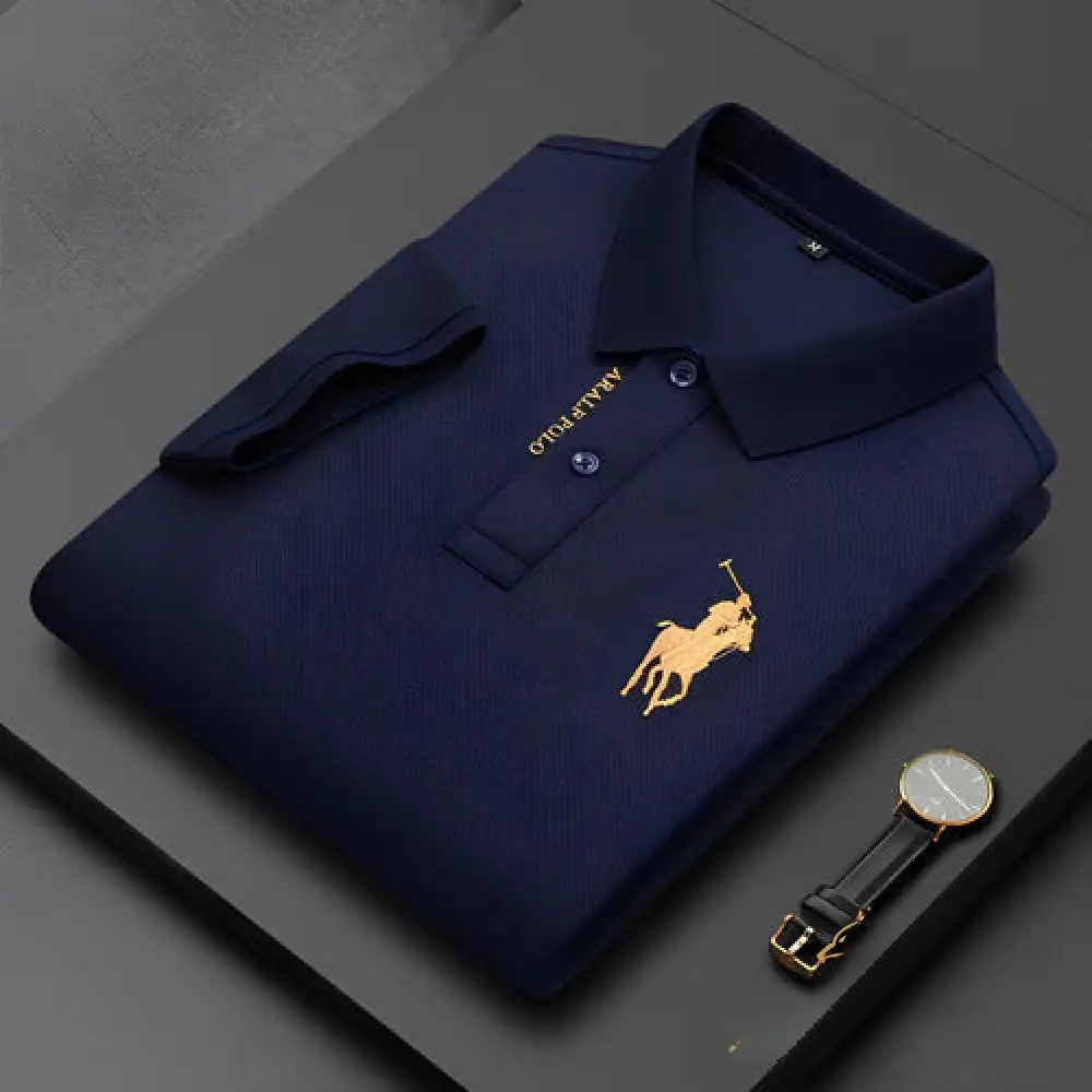Camisa Polo Ralph Alpha Cinza - AlphaCode