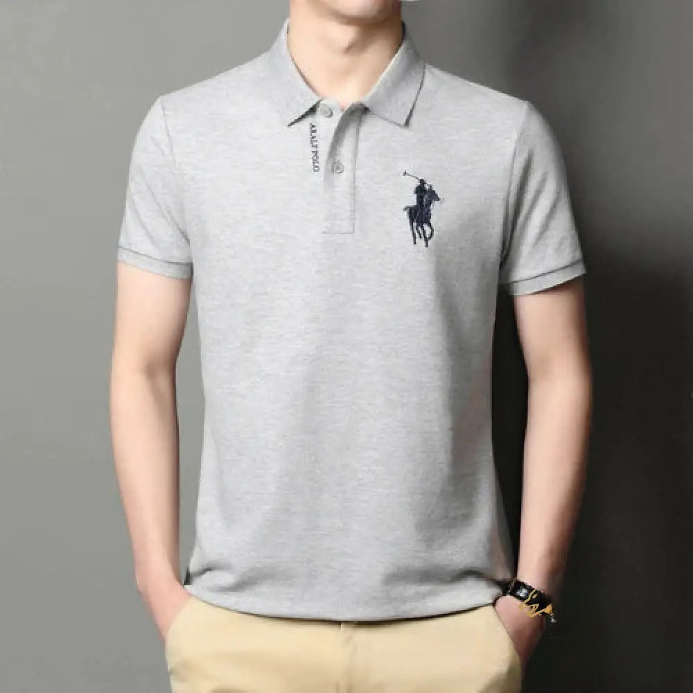 Camisa Polo Ralph Alpha Cinza - AlphaCode