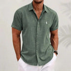Camisa Rl Fit Premium Alpha Azul - AlphaCode
