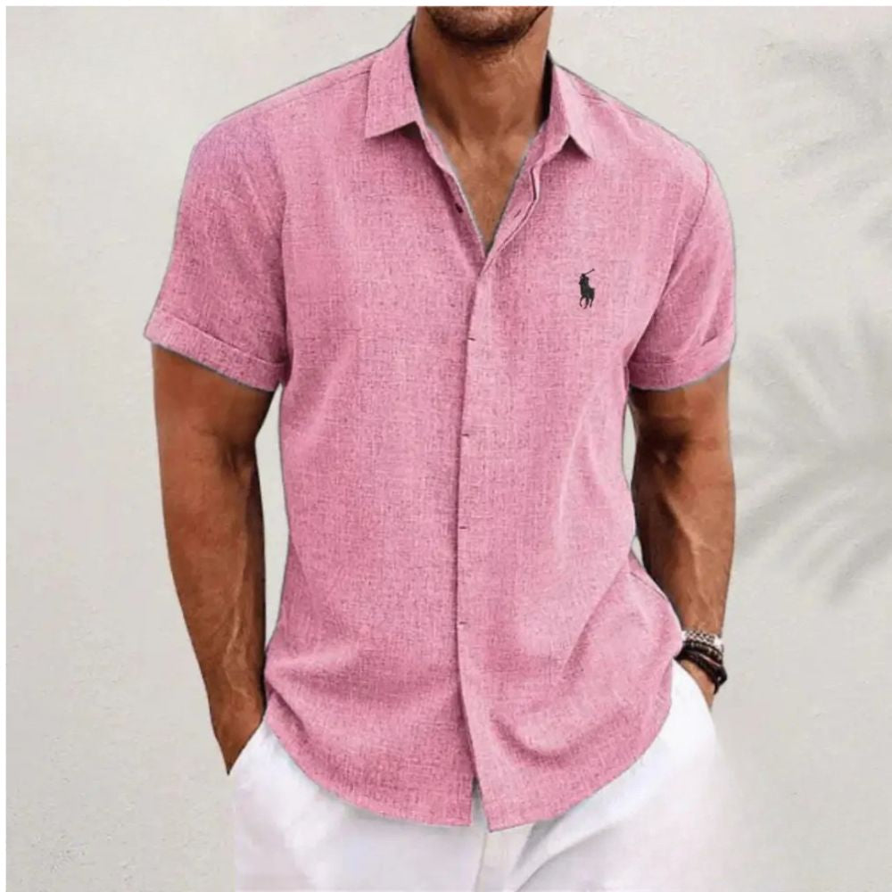 Camisa Rl Fit Premium Alpha Azul - AlphaCode