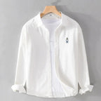 Camisa Social Alpha Albury Azul - AlphaCode