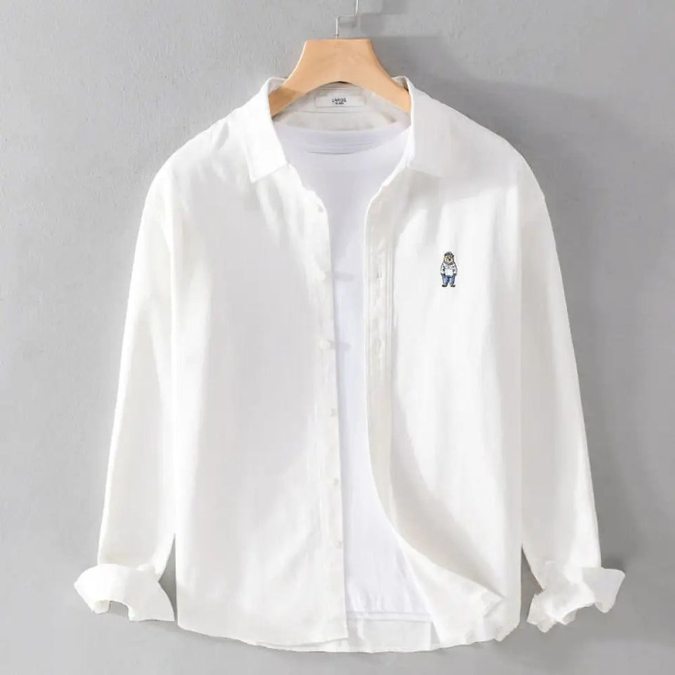 Camisa Social Alpha Albury Azul - AlphaCode