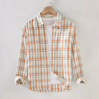 Camisa Social Alpha Andrews Laranja - AlphaCode