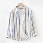 Camisa Social Alpha Austin Azul - AlphaCode