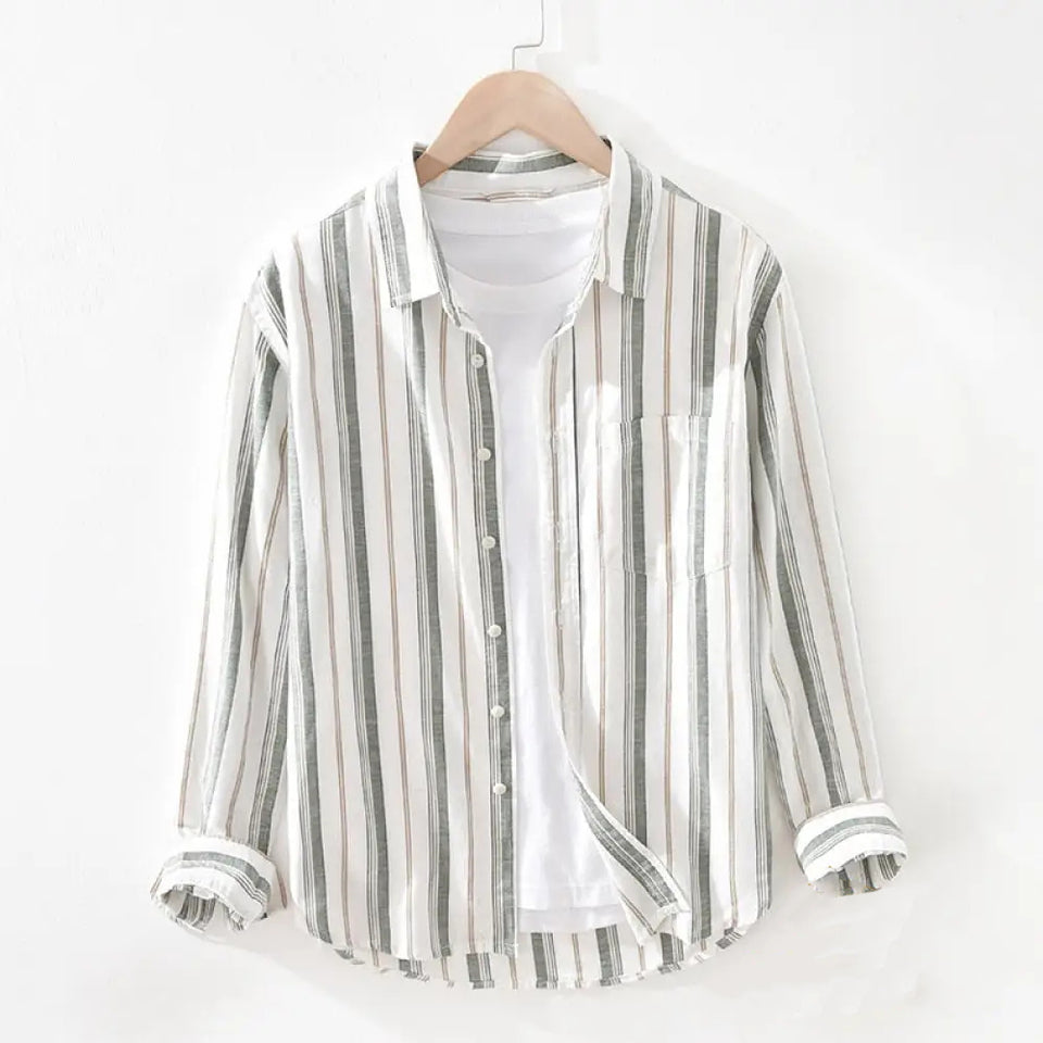 Camisa Social Alpha Austin Cinza - AlphaCode