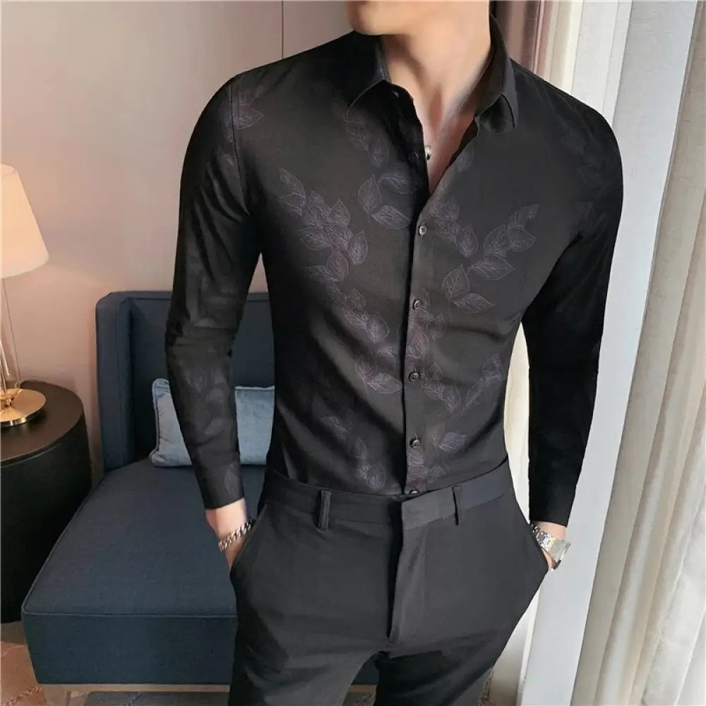 Camisa Social Alpha British Style Azul - AlphaCode