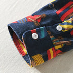 Camisa Social Alpha Broome Azul - AlphaCode