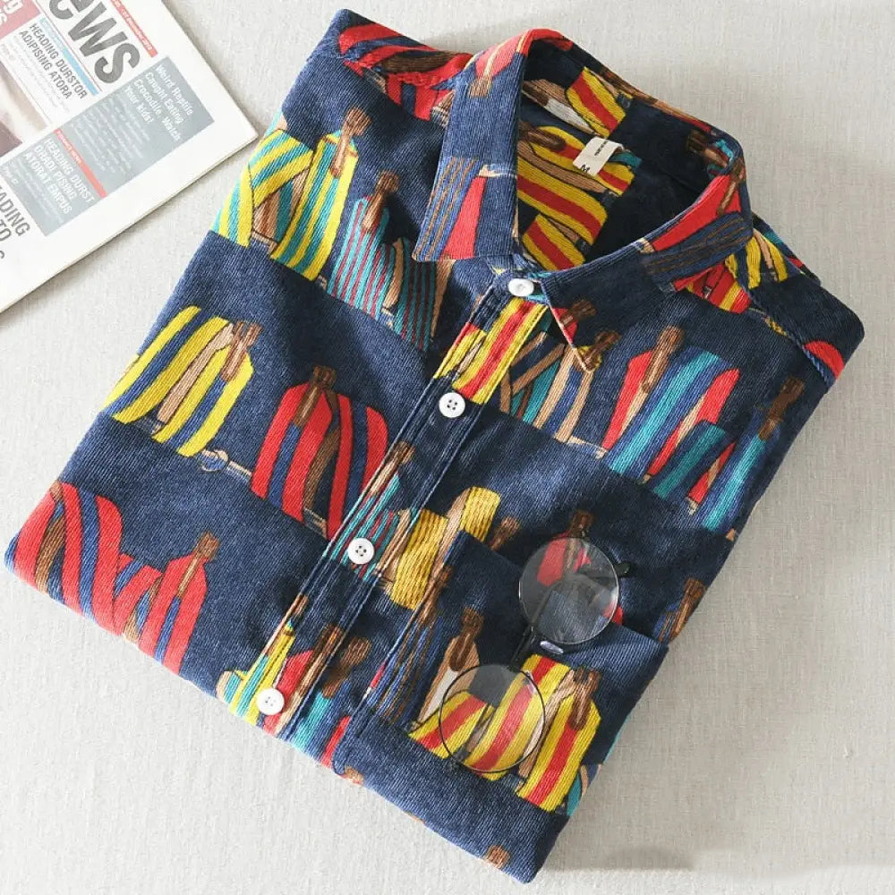 Camisa Social Alpha Broome Azul - AlphaCode