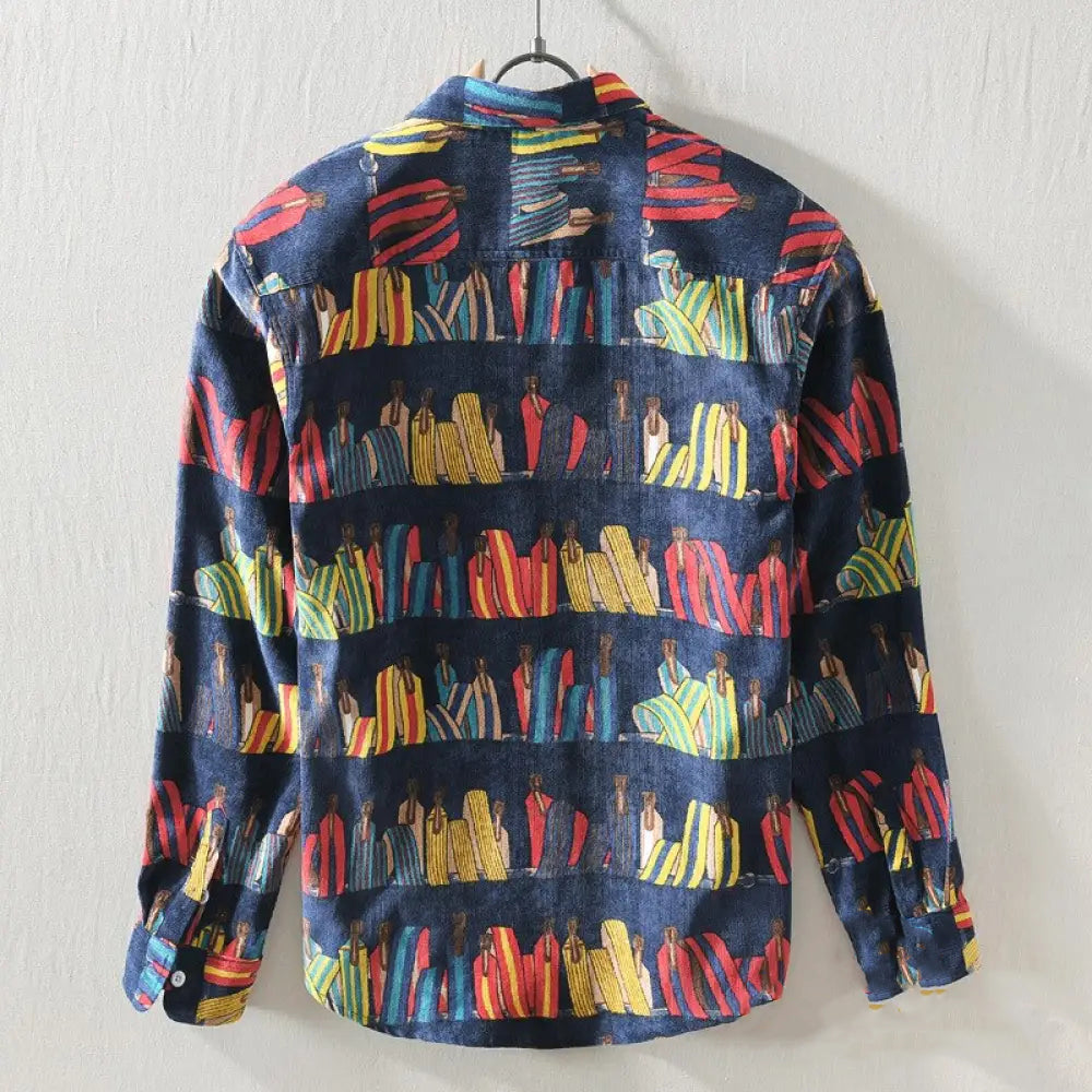 Camisa Social Alpha Broome Azul - AlphaCode