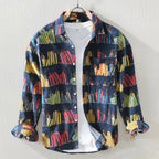 Camisa Social Alpha Broome Laranja - AlphaCode