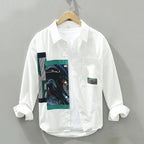 Camisa Social Alpha Burnley Branco - AlphaCode