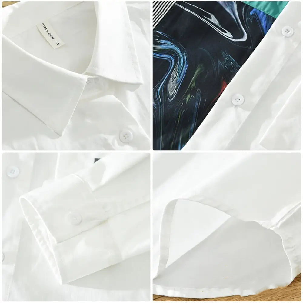 Camisa Social Alpha Burnley Branco - AlphaCode