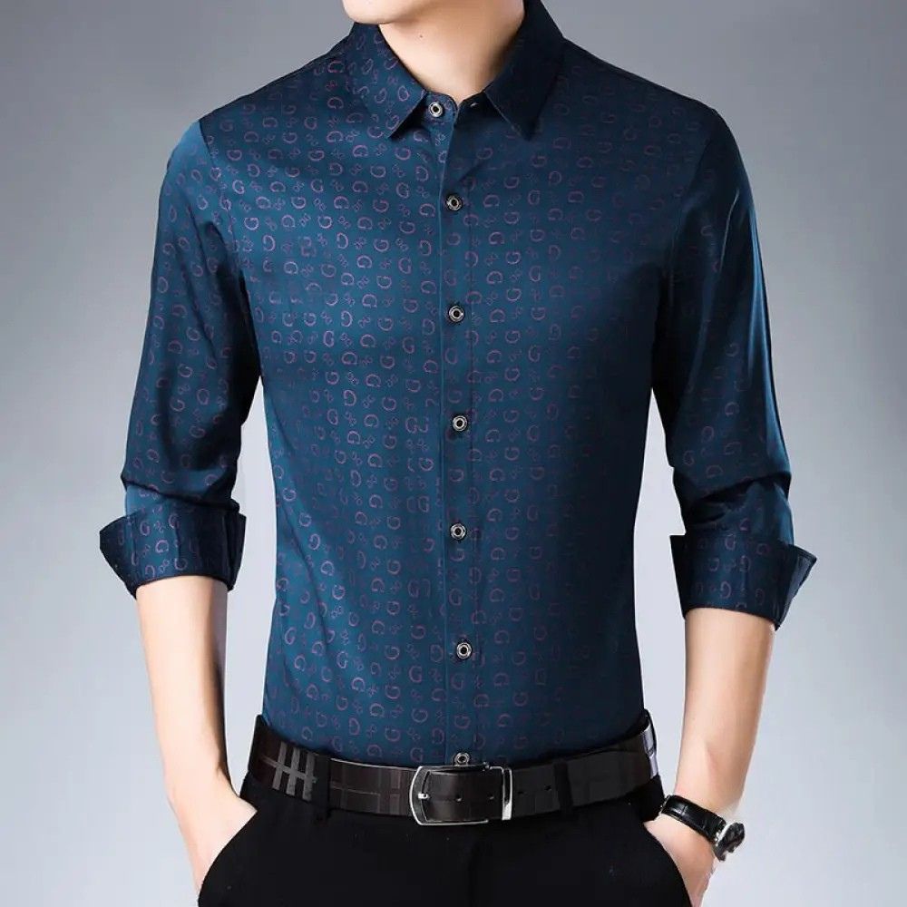 Camisa Social Alpha Cartene Preto - AlphaCode
