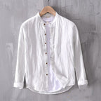 Camisa Social Alpha County Caqui - AlphaCode