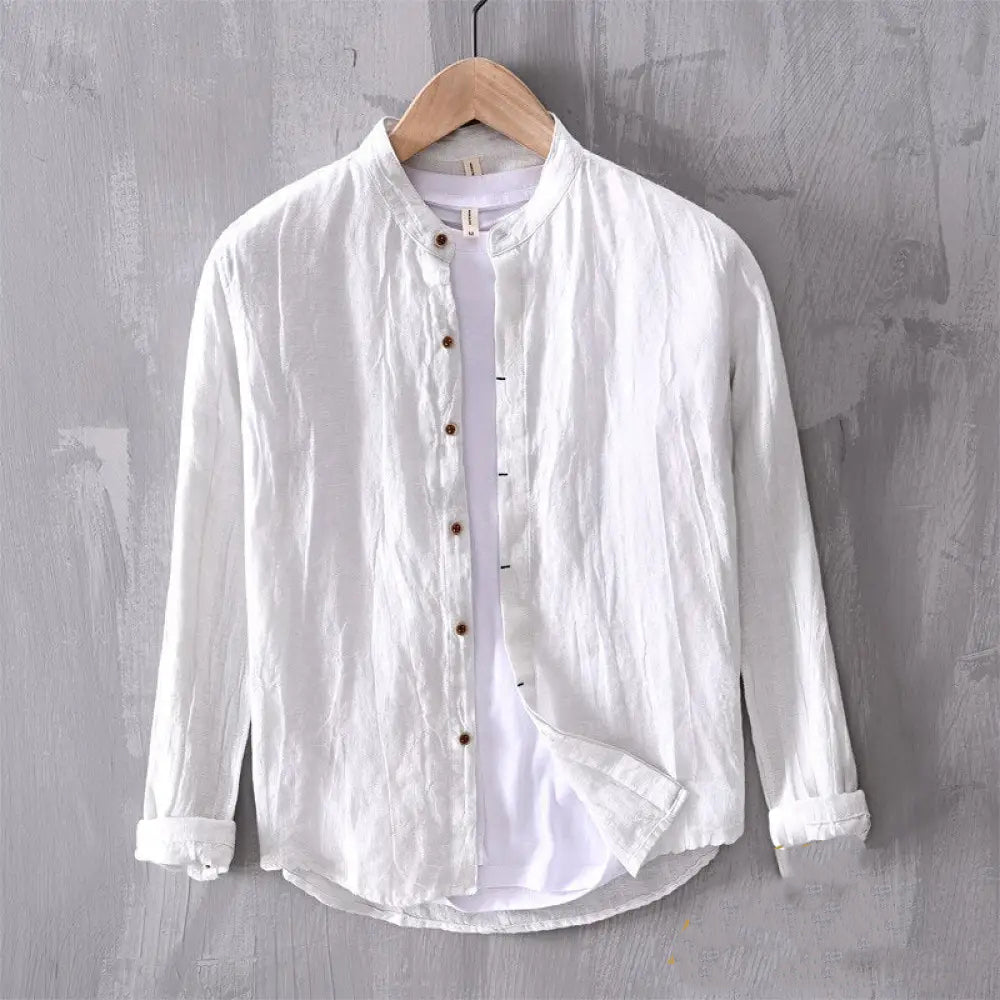 Camisa Social Alpha County Caqui - AlphaCode
