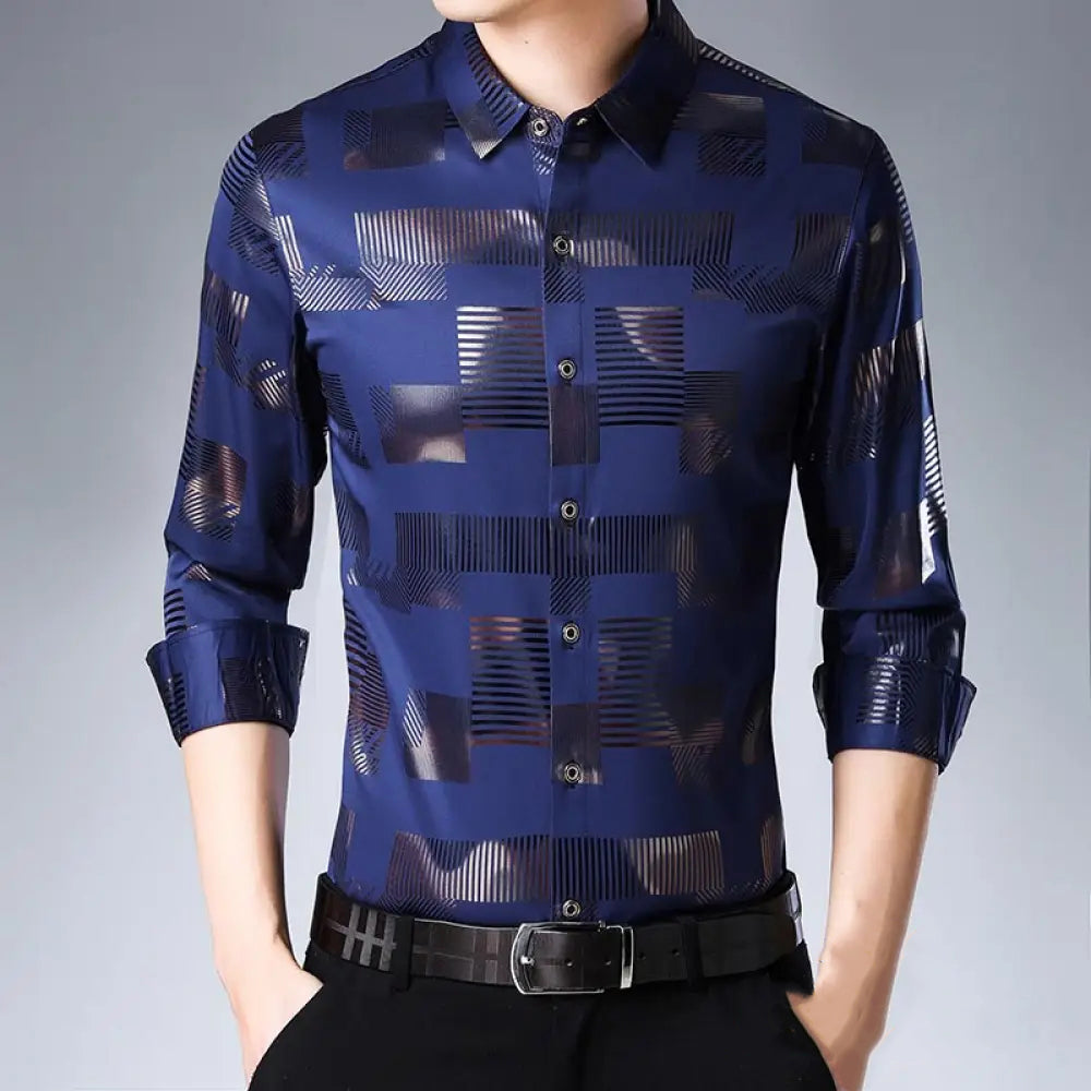 Camisa Social Alpha Cristian Preto - AlphaCode