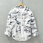 Camisa Social Alpha Dolphin Branco - AlphaCode