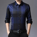 Camisa Social Alpha Enjoy Cinza - AlphaCode