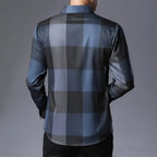 Camisa Social Alpha Enjoy Cinza - AlphaCode