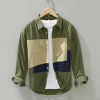 Camisa Social Alpha Forest Caqui - AlphaCode