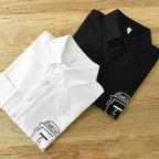 Camisa Social Alpha Fourstar Branco - AlphaCode