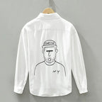 Camisa Social Alpha Fourstar Branco - AlphaCode