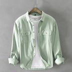 Camisa Social Alpha Fulham Laranja - AlphaCode