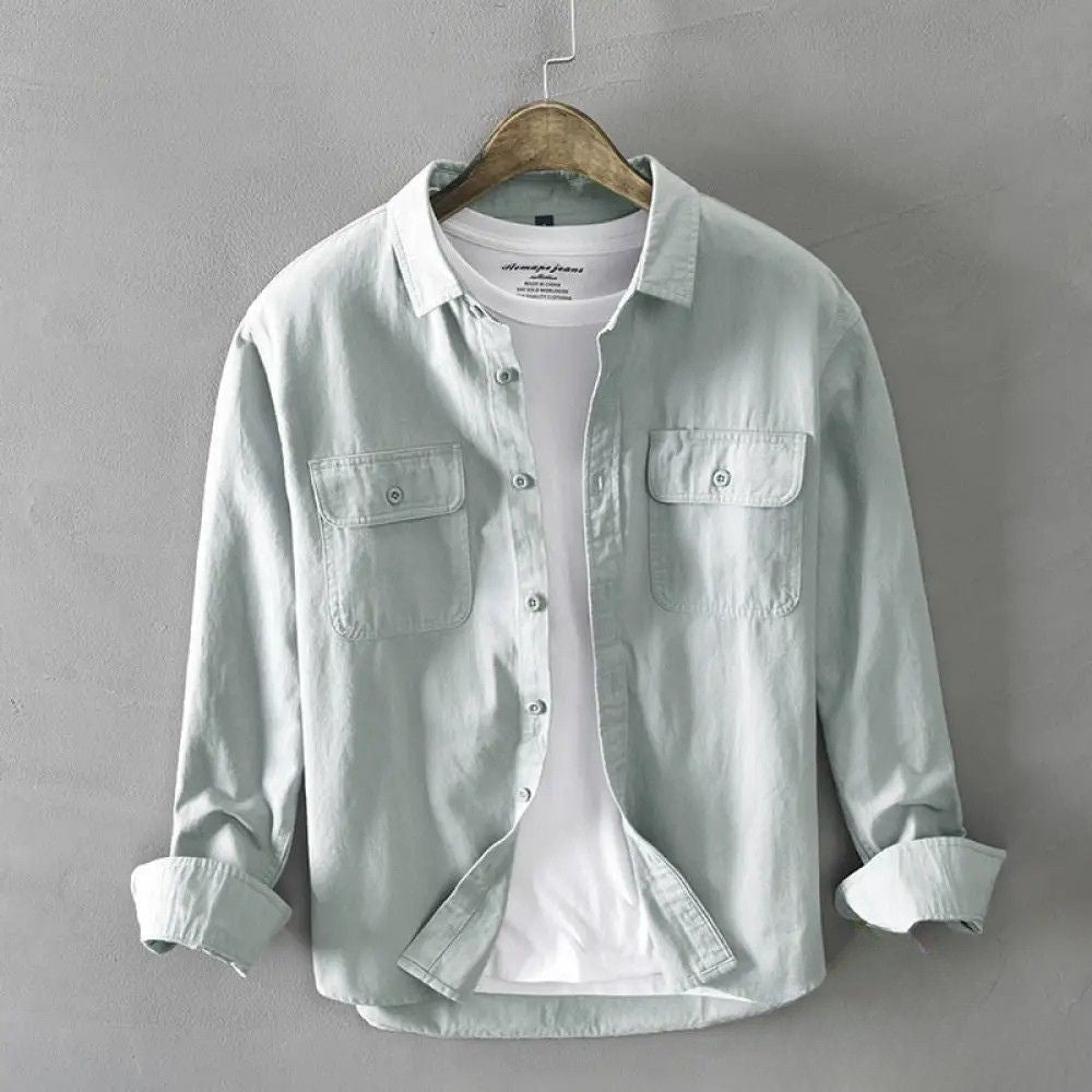 Camisa Social Alpha Fulham Laranja - AlphaCode