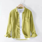 Camisa Social Alpha Galardi Cinza - AlphaCode