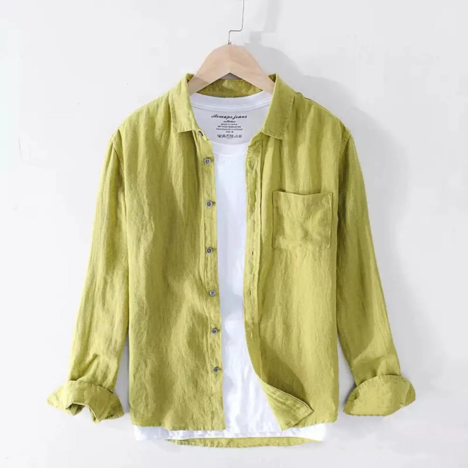 Camisa Social Alpha Galardi Cinza - AlphaCode