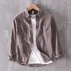 Camisa Social Alpha Galardi Cinza - AlphaCode