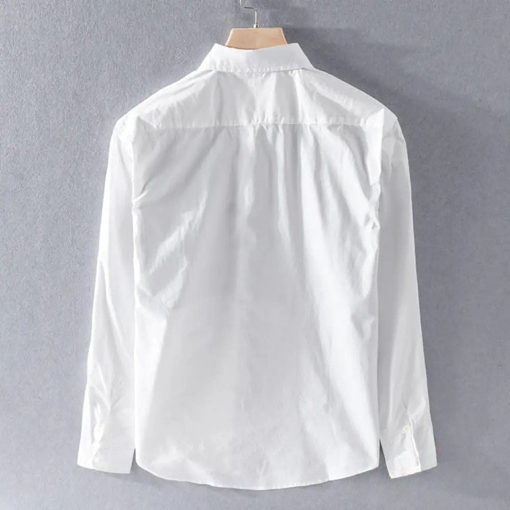 Camisa Social Alpha Hobart Branco - AlphaCode