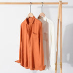 Camisa Social Alpha Houston Laranja - AlphaCode