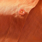 Camisa Social Alpha Houston Laranja - AlphaCode