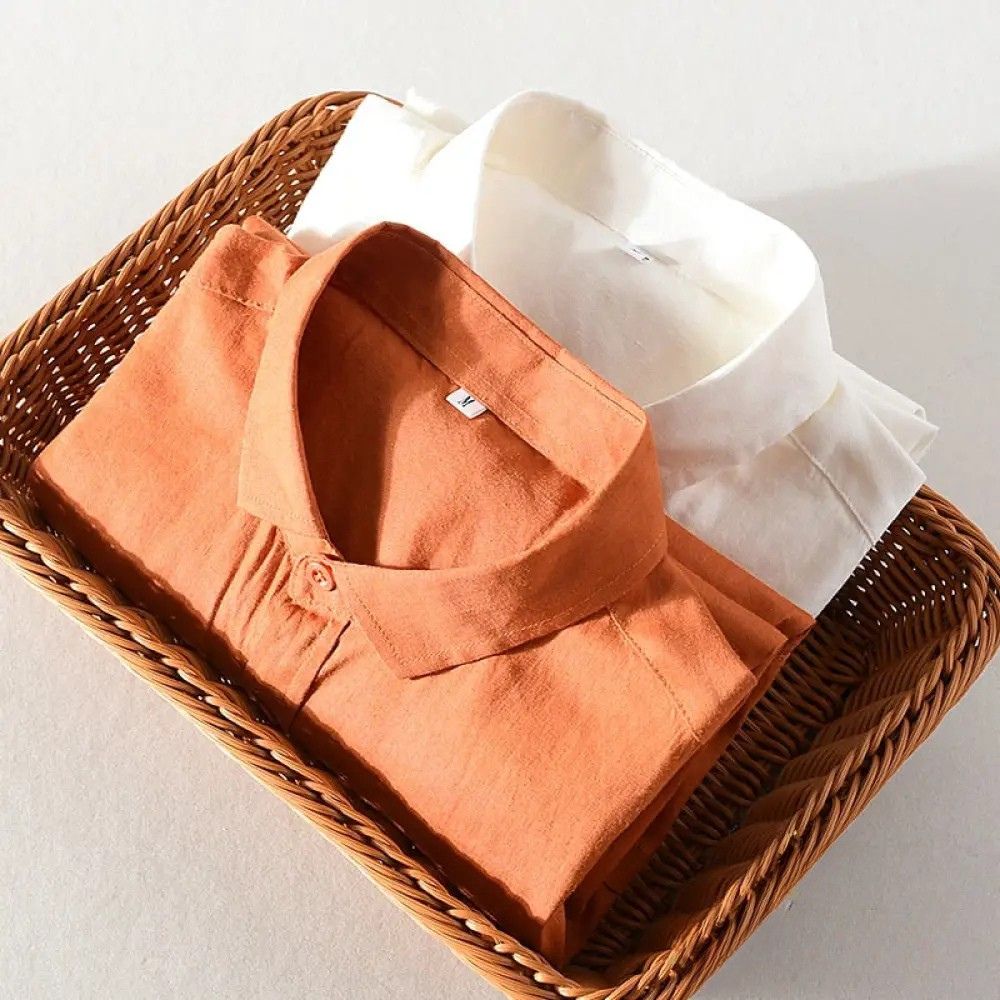 Camisa Social Alpha Houston Laranja - AlphaCode