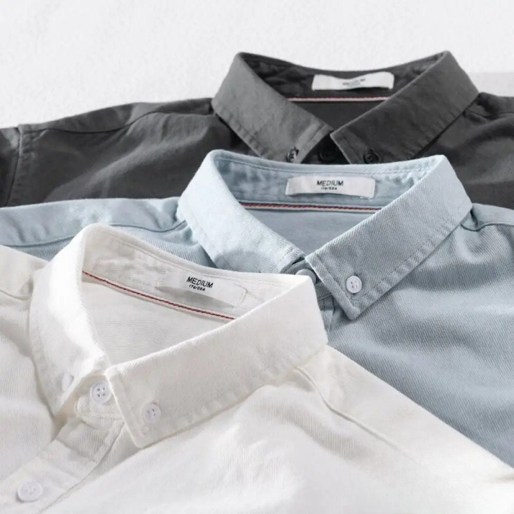 Camisa Social Alpha Lanark Cinza - AlphaCode
