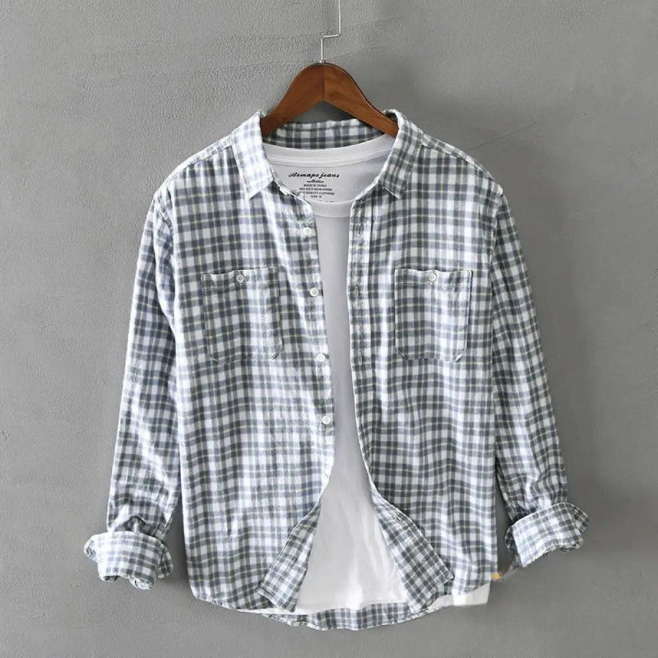 Camisa Social Alpha Leeds Cinza - AlphaCode