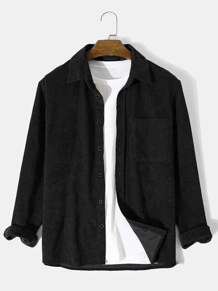 Camisa Social Alpha Leixester Marrom - AlphaCode