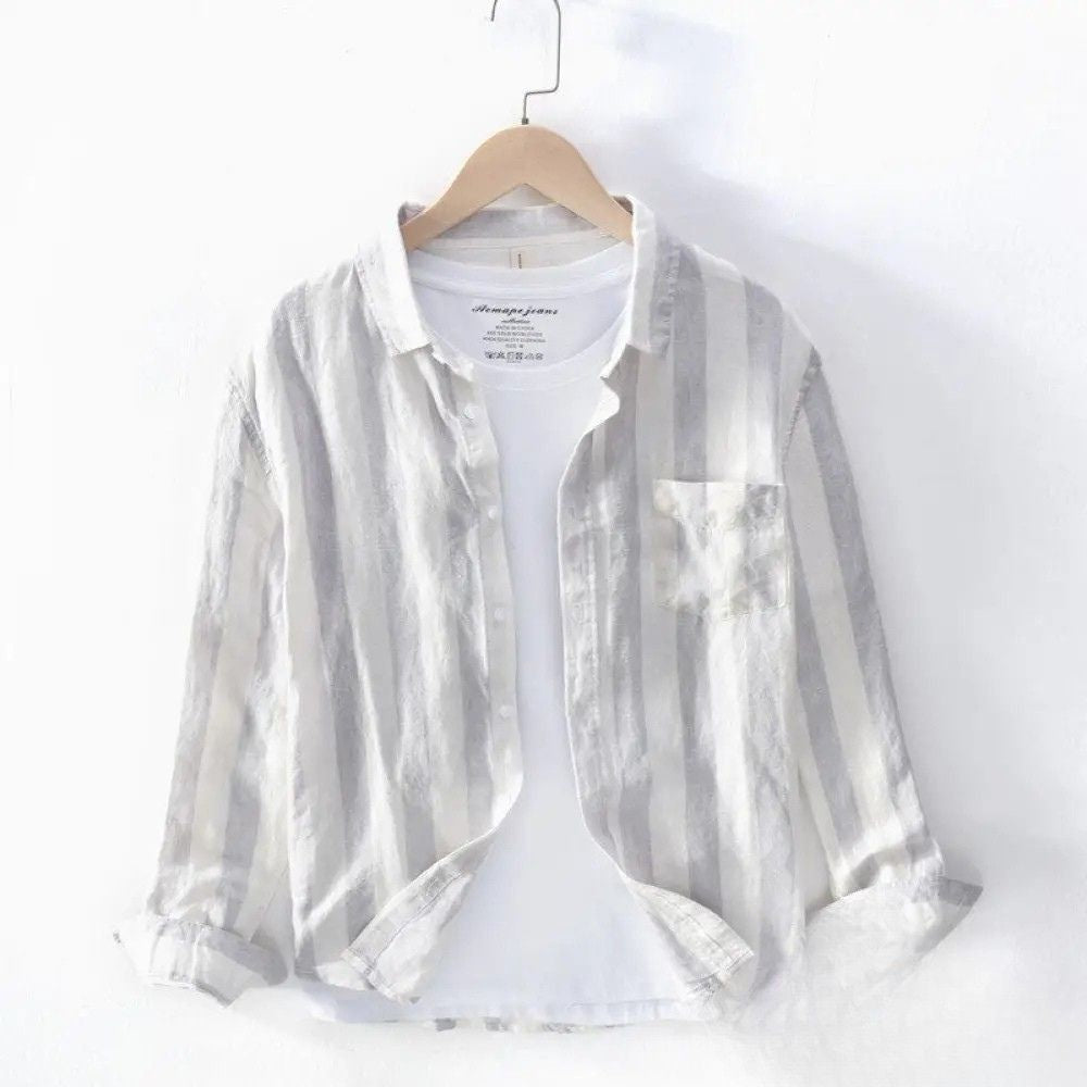 Camisa Social Alpha Linux Azul - AlphaCode
