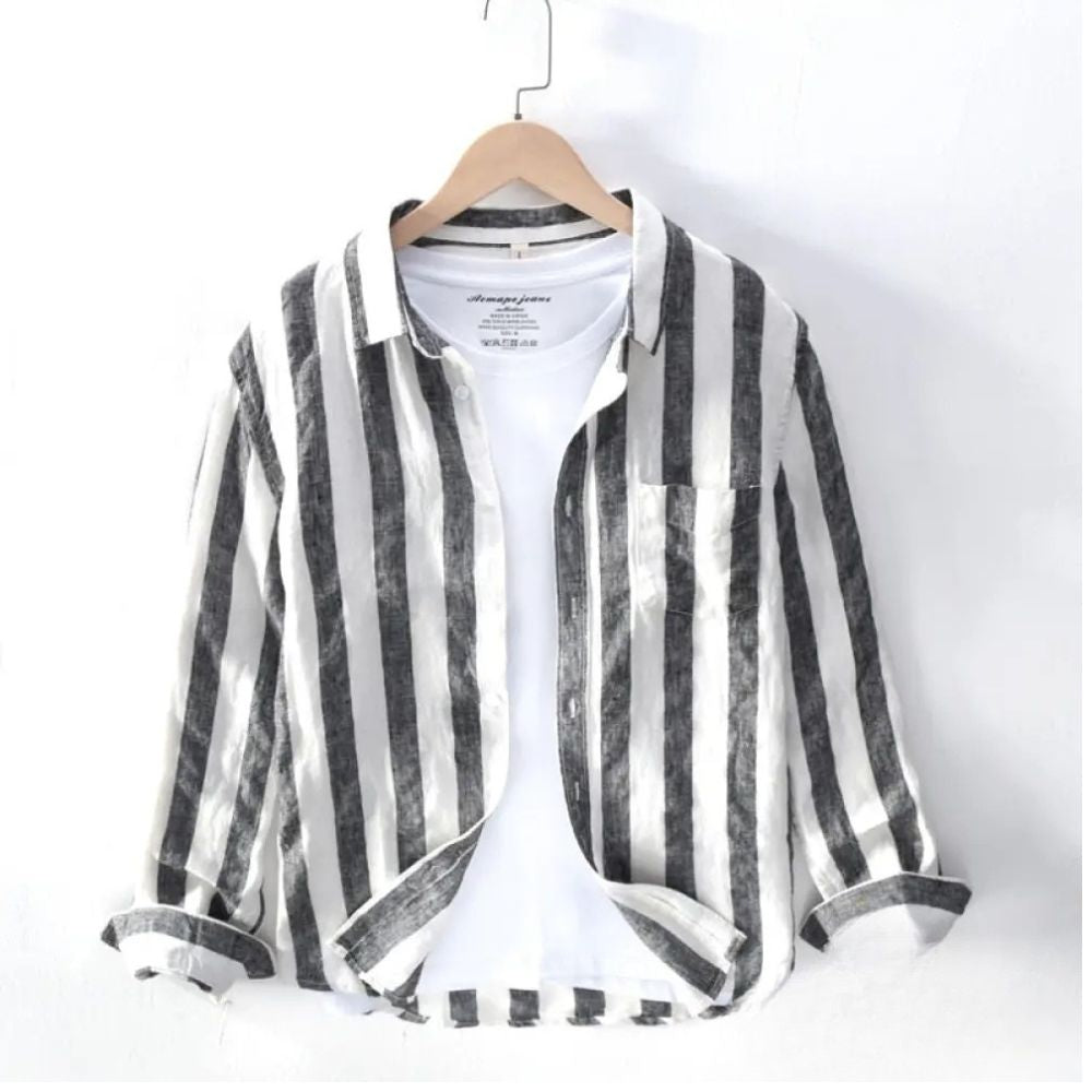 Camisa Social Alpha Linux Azul - AlphaCode