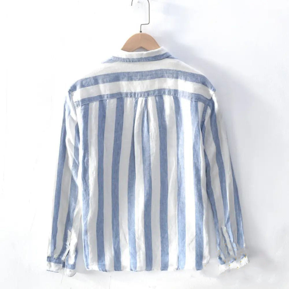 Camisa Social Alpha Linux Azul - AlphaCode