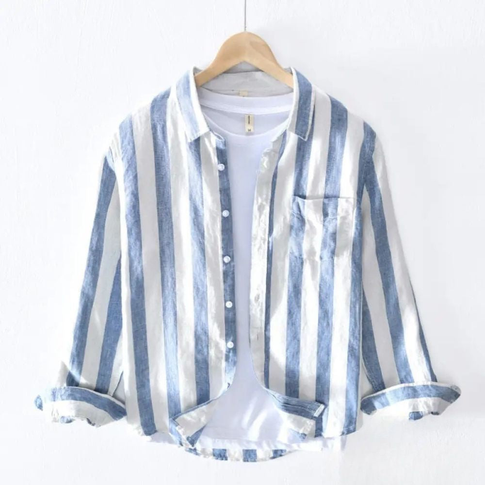Camisa Social Alpha Linux Cinza - AlphaCode