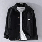Camisa Social Alpha Liverpool Marrom - AlphaCode
