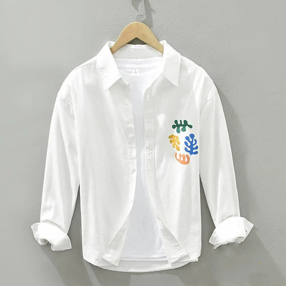 Camisa Social Alpha Livingston Branco - AlphaCode