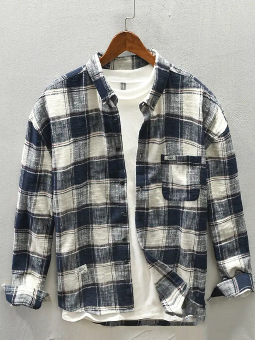 Camisa Social Alpha Luton Vermelho - AlphaCode
